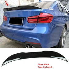 Fits 12-18 BMW 3 Series F30 Sedan PSM Style Highkick Trunk Spoiler Wing Black M3