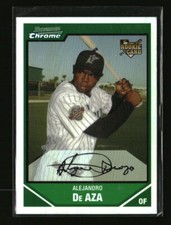 2007 Bowman Chrome Refractors Alejandro De Aza #BDP7 RC Florida Marlins