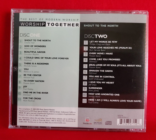 Worship Together Shout To The North 2003 Time-Life 2-disc Compilation CD set - Imagen 4 de 8