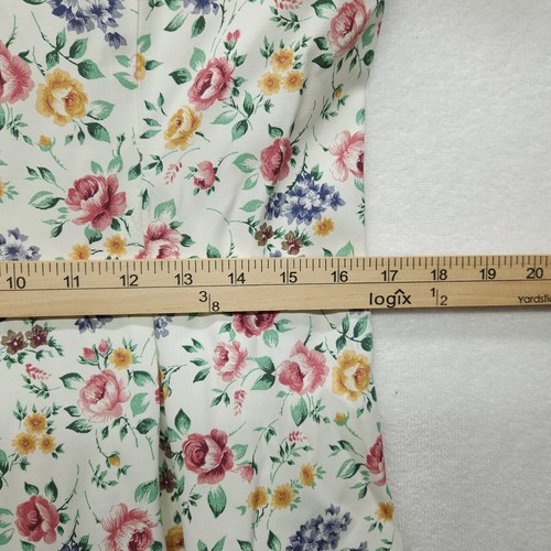 Vintage Cottage Kernkleid Damen M Blumenmuster Spitze Detail Ms. Wahl Kalifornien - Bild 6 von 8
