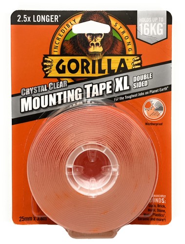 Gorilla doppelseitiges Band strapazierfähige Montage dauerhafte Bindungen alles ein- oder aus - Bild 5 von 9