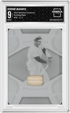 2022 Panini National Treasures Printing Plate #30 Ernie Banks 1/1 Arena Club 9