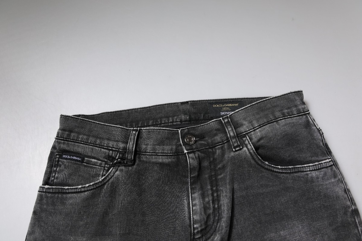 デニム・ジーパン DOLCE & GABBANA Woman Jeans Black FTC67DG8LX4 S9001 Dolce & Gabbana - 5-pocket straight-leg jeans black - The Corner