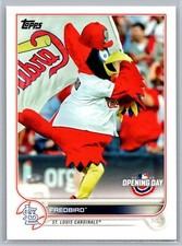 Fredbird 2022 Topps Opening Day Mascots Insert #M-20 St. Louis Cardinals