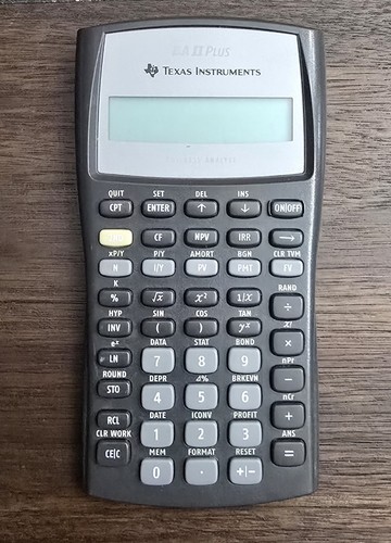 Calcolatrice Finanziaria Texas Instruments TI-BA II Plus - Per Ammortamenti E Statistiche - Foto 6