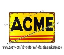 ACME metal tin sign advertising home kitchen wall art