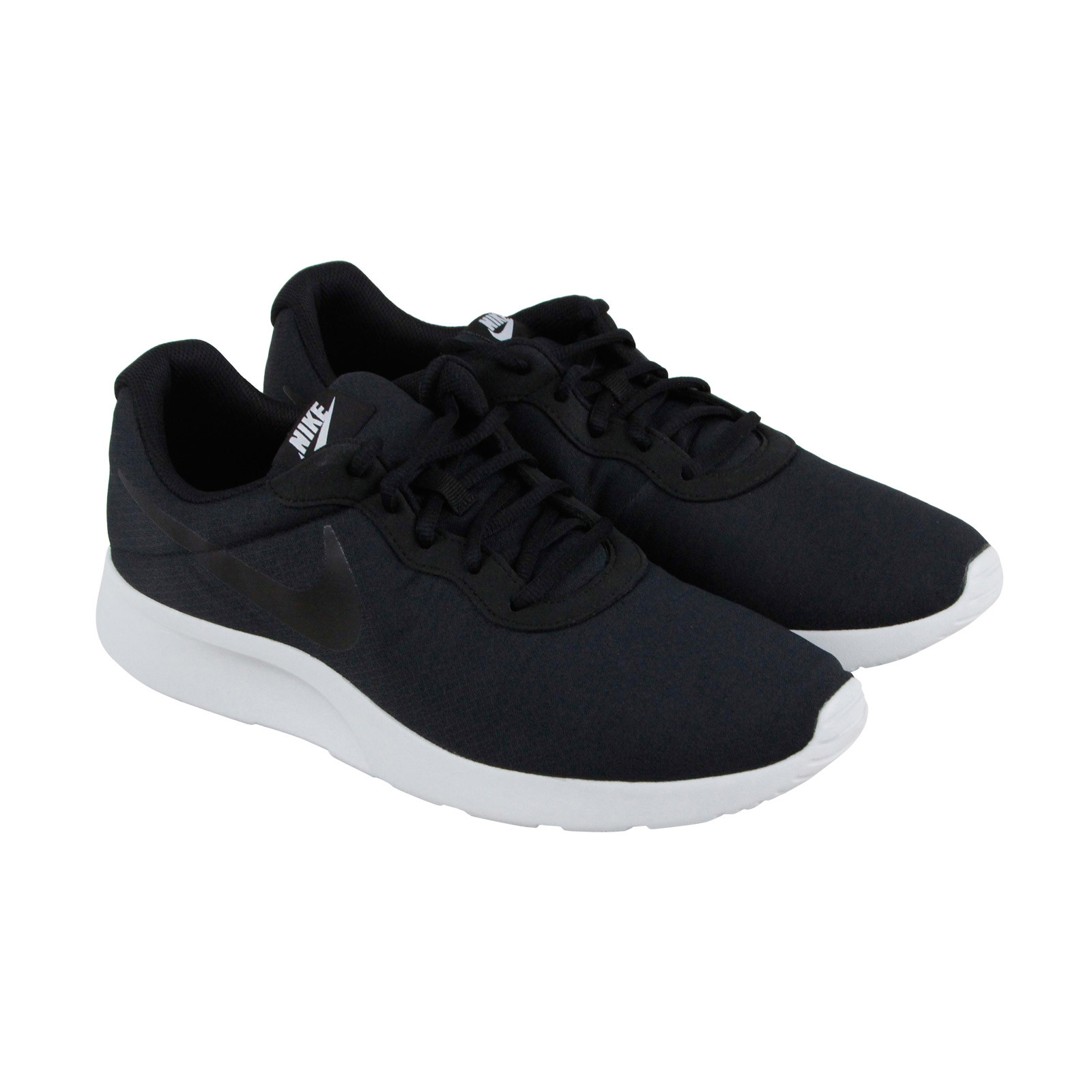 Nike Tanjun Mens Black Textile Athletic Lace Up Running Shoes Nike Tanjun Mens Black Textile Athletic Lace Up Running Shoes