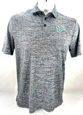NEW South Florida USF Bulls Columbia Omni-Wick Golf Polo Black Shirt Men M