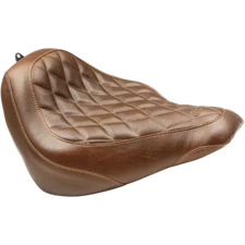 Mustang - 83053 - Wide Tripper Solo Seat, Diamond Stitch - Brown