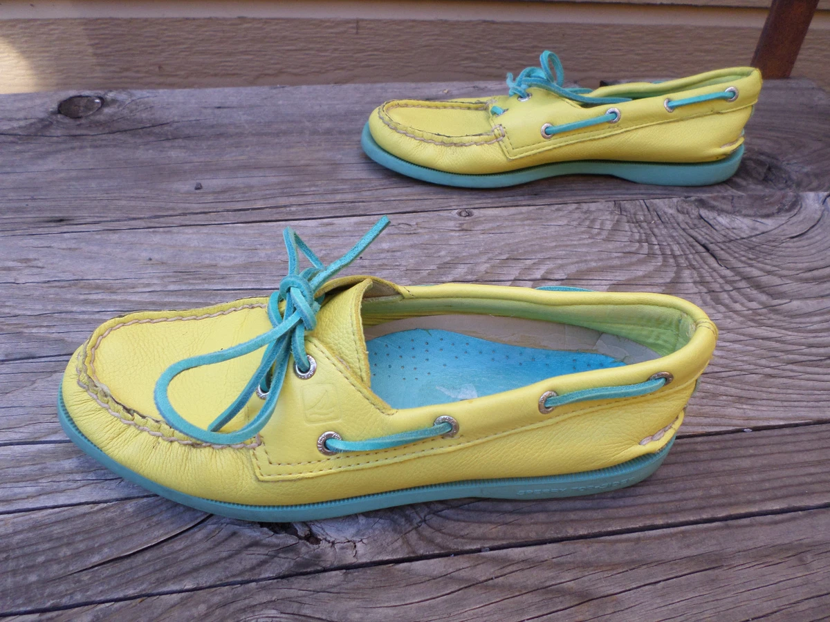 Sperry yellow shoes sale