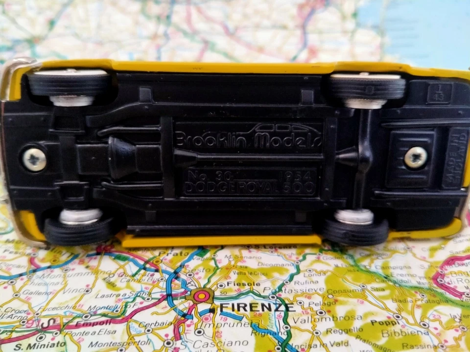 Brooklin Models 1:43 Brk 30 Dodge 500 convertible 1954 Giallo - Immagine 4 di 4
