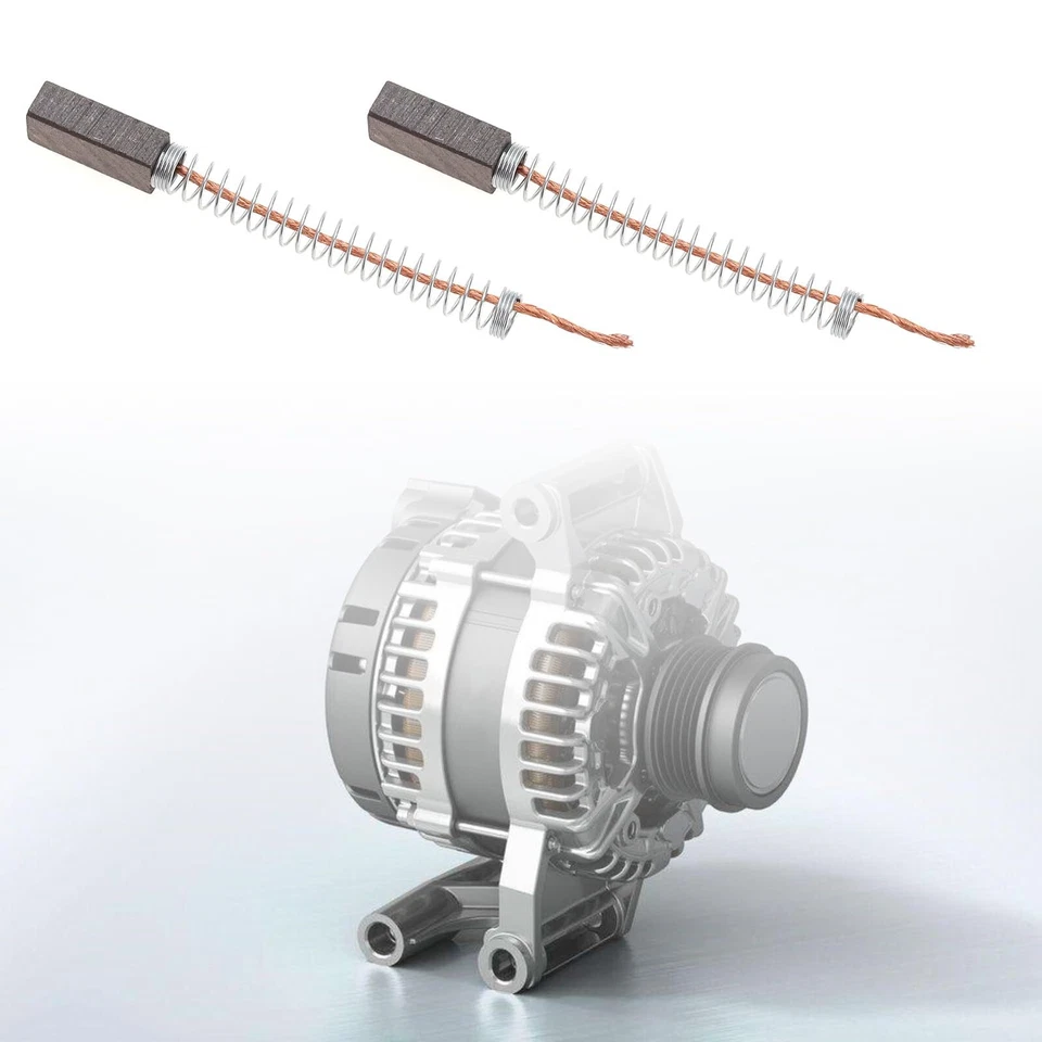 2 Paires Balais de Charbon de Rechange Compatible avec Valeo Alternateur PX60... - Photo 2/4