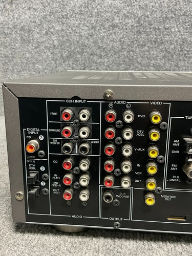 Yamaha HTR-5830 Home Theater 5.1 Channel Natural Sound AV Receiver In Silver - Picture 10 of 15