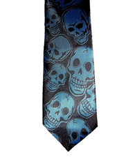 Men's Necktie - Halloween Skulls