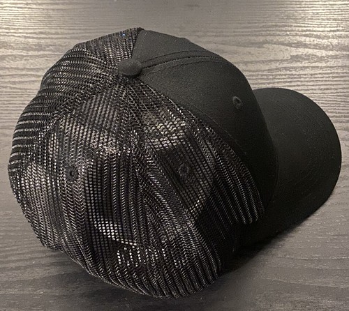 Mountain MotorSports Snapback Trucker Hat Cap Adult Adjustable Black Mesh Back - Picture 7 of 9