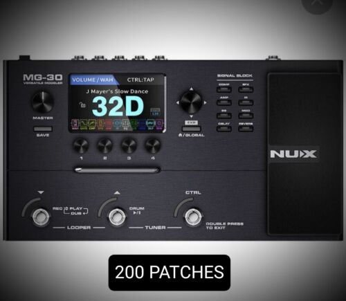 Patches NUX MG-30 (200 patches) - Imagen 1 de 8