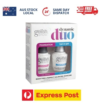 Harmony Gelish Dynamic Duo Top It Off 15ml & Foundation 15ml Kit Base Top Coat - image 1 of 2