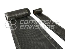 Carbon Fiber Fabric Cloth Plain Weave 3k 5.8oz 197gsm 2" TAPE