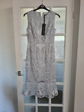 Stunning Silver Lace Dress