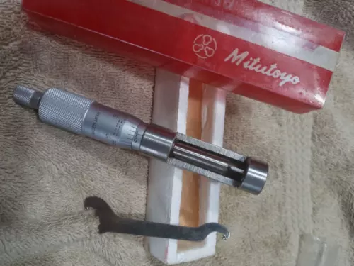 Mitutoyo Micrometer head 1" machinist  tool  150-208 mnh1-1"w