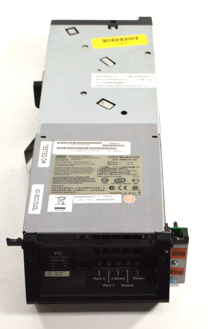 IBM 3592 Model E05 TS1120 LTO Tape Drive 23R9205 23R6564 | eBay