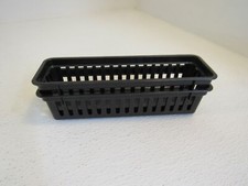 Home Products Int Mini Storage Bin Lot of 2 Black Plastic