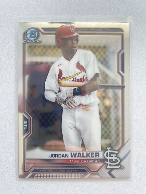 2021 Bowman Chrome Prospects #BCP-146 Jordan Walker  St. Louis Cardinals