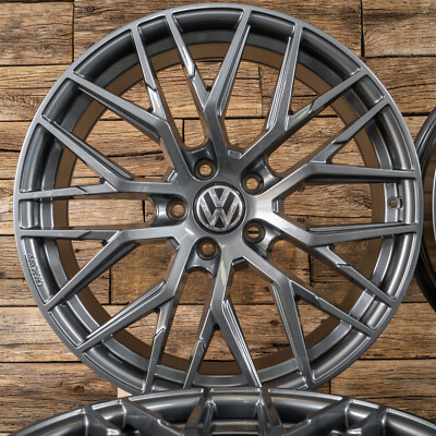 19 Zoll Alufelgen RS4 für VW Golf 8 7 6 5 GTI GTD CS Plus Sportsvan ET45 Grau