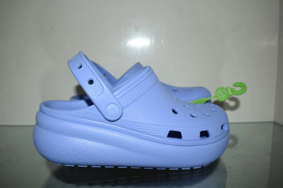 Zueco Crocs Cutie para niñas de escuela primaria 207708-5Q6 Digital Violet NWT Foto 2 de 3