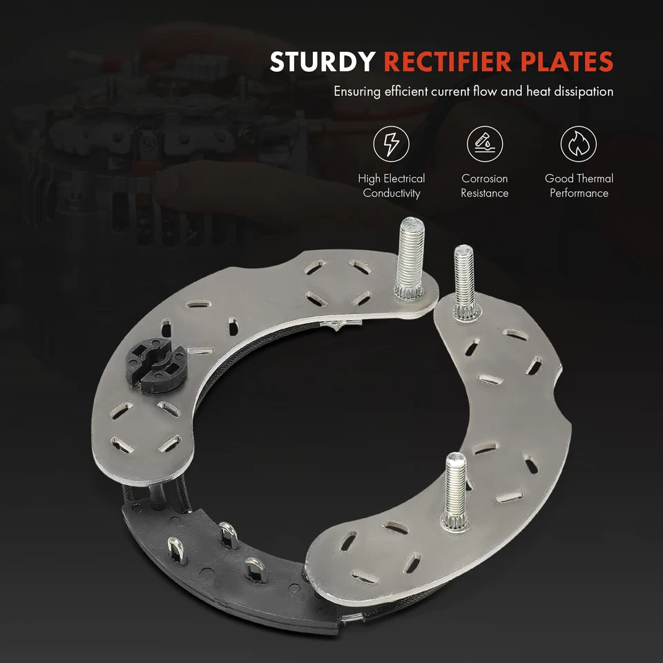 Diodo rectificador alternador con disipador de calor para Ford F-150 F-Super Duty Mercury 12V Foto 4 de 4