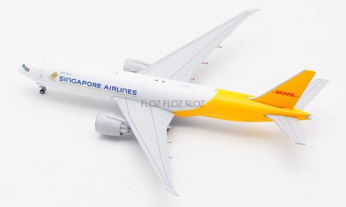 JC Wings SINGAPORE AIRLINES for DHL for BOEING B777-200LRF 9V-DHA 1:400 Model - Picture 3 of 11