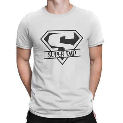 Super Papa Vatertag T-Shirt lustig Geschenkidee Tee Top T-Shirt Papa Geschenk