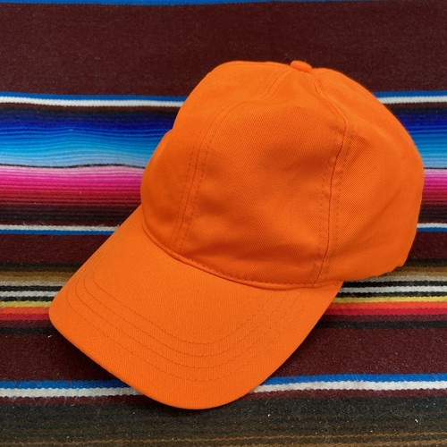 Vtg Blaze Orange Ear Flap Hunting Mens Hat Sz M Thick Insulated Trappers Cap - Picture 8 of 12
