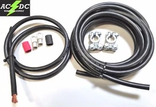 TOP POST BATTERY RELOCATION KIT 15' & 3' 2 GAUGE 100% SGT COPPER CABLES