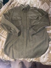 Original WW2 US Army Military Named M-1938 Wool Combat Field Shirt AS IS 15.5X33
