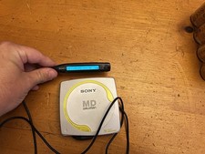 Sony MZ-E80 MD Walkman Green/Yellow - Classic 1999 W/ Remote And Battery WORKS