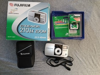 FujiFilm Endeavor 210 ix Zoom Camera in box, with film, tested