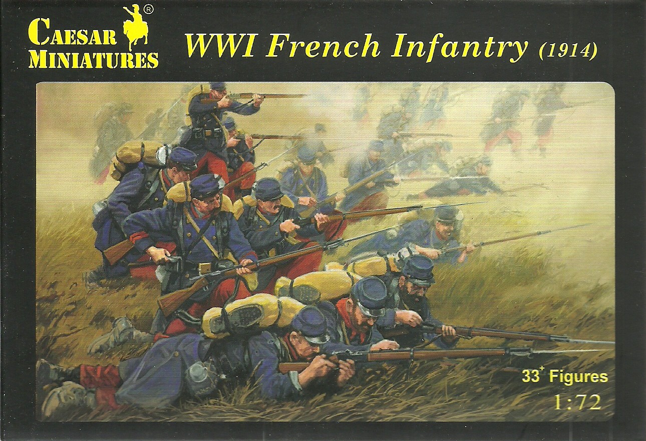 Caesar Miniatures 1/72 WWI French Infantry (1914)