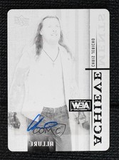 2022 Allure AEW Achievements Printing Plate Black 1/1 Chris Jericho Auto 08j3