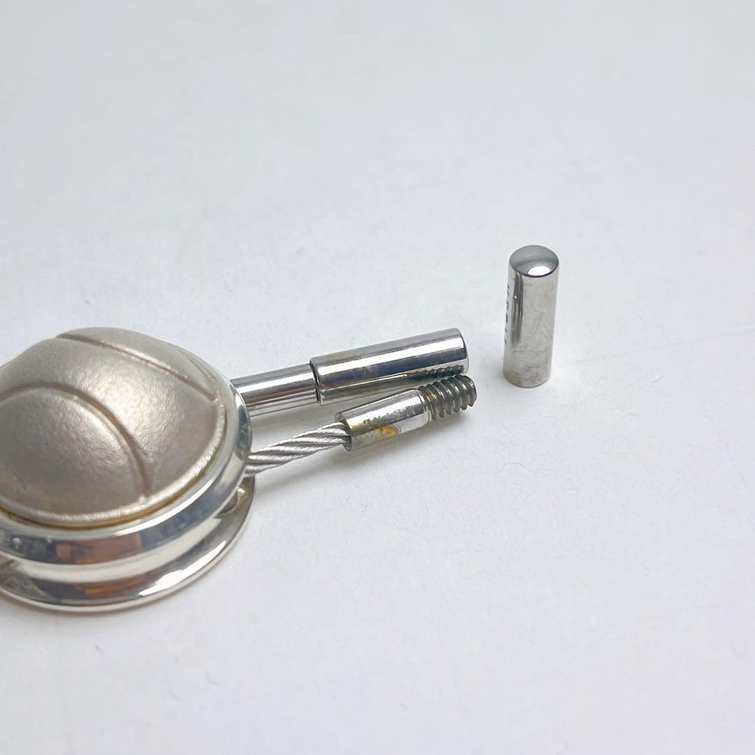 Tiffany & Co. Vintage Baseball Key Ring Key Chain Bag Charm Sterling Silver 925 image 7