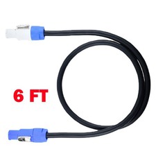 6ft 16AWG Stage Lighting Fixture Fit For PowerCon Power-Through Blue Cable NEW