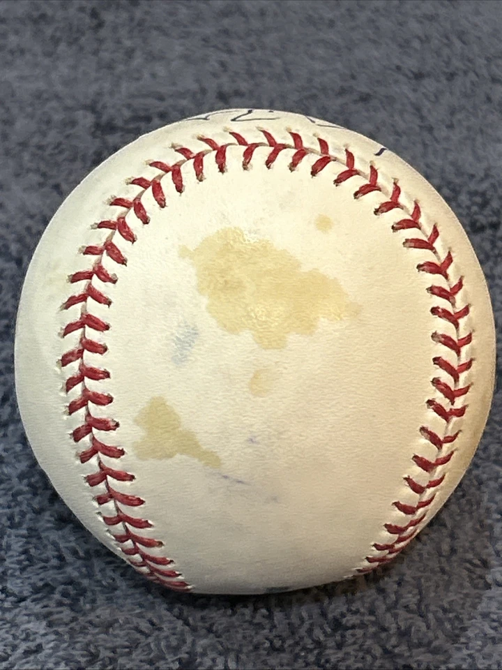 lyle overbay signed baseball autograph ball auto k Foto 4 de 4