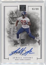 2016 Panini Impeccable Rookie Auto 93/99 Jerell Adams #111 Auto 00ht