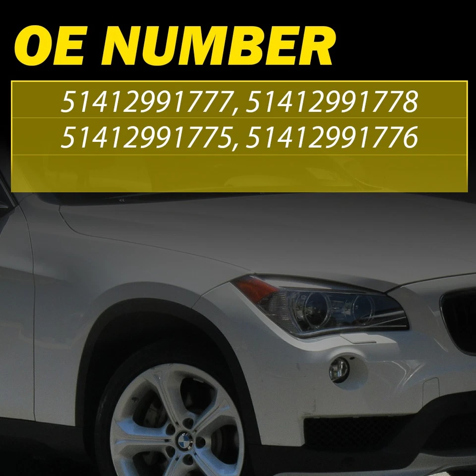 Cubierta del panel de manija de puerta interior izquierda/derecha para BMW X1 E84 2010-2015 2016 Foto 3 de 4