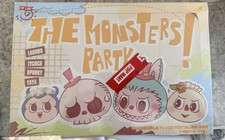 Pop Mart Labubu The Monsters Party Series Reversible Plush Sealed Box Set 6PC