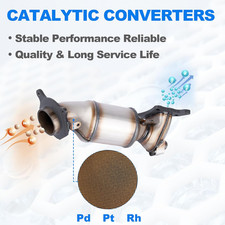 High Flow Catalytic Converter Kit Front Compatible with Honda for Accord 2008...