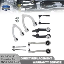 For Mercedes W220 Front LH RH Control Arm Ball Joint Tie Rod End Suspension Kit