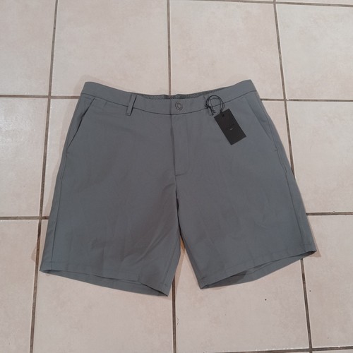 Bonobos Pantaloncini da golf da uomo per tutte le stagioni vestibilità standard 7" grigio prezzo al pubblico 34 $99