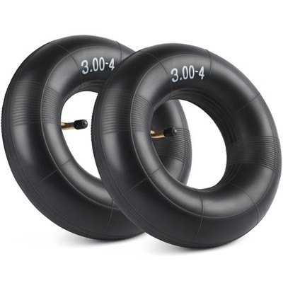 2pcs Mini Quad Inner Tube 3.00/3.50-4 With Bent Valve 10'' x 3'' TR87 Bent Valve