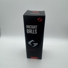 Gearbox Racquet Balls Black 3 Ball Pack Model Black-3 Ball 28B01-1